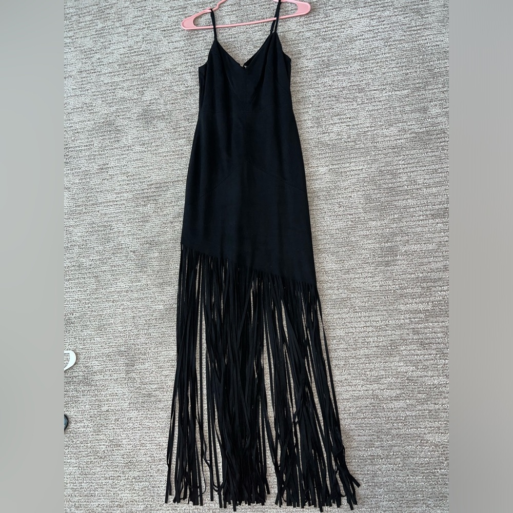H&M premium suede dress